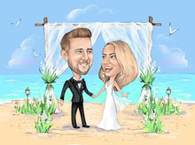 Charger l&#39;image dans la galerie, Mariage à la plage
